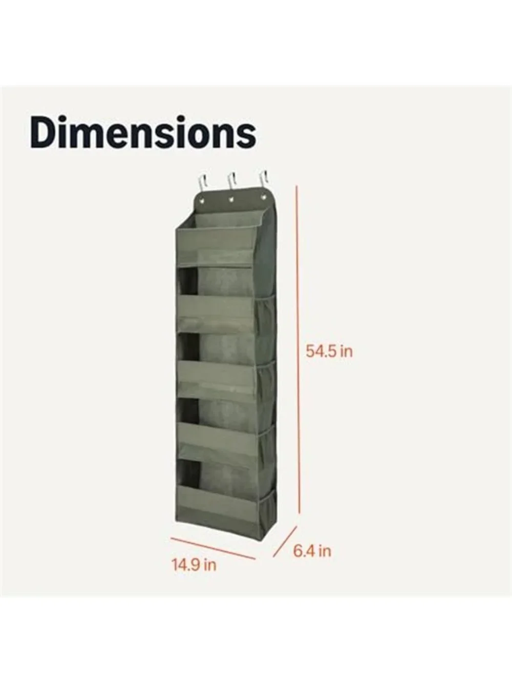 Over Door Hanging Organizer Closet Storage Shelves Shoe Rack Space Saving Fold
